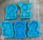 dogs breed silicon mold, pug silicon mold, chihuahua silicon mold, maltese silicon mold, husky silicone mold, basset hound silicone mold, molde silicon perro, cachorros, molde de silicon