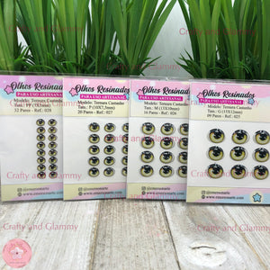 3Deyes, adhesive stickers, decal stickers, 3D eyes, ojos autoadhesivos, ojos 3D, resin eyes, ojos resinados, Mariela Lopez, Valeria Marina, Emerson Nogueira, eyes for dolls