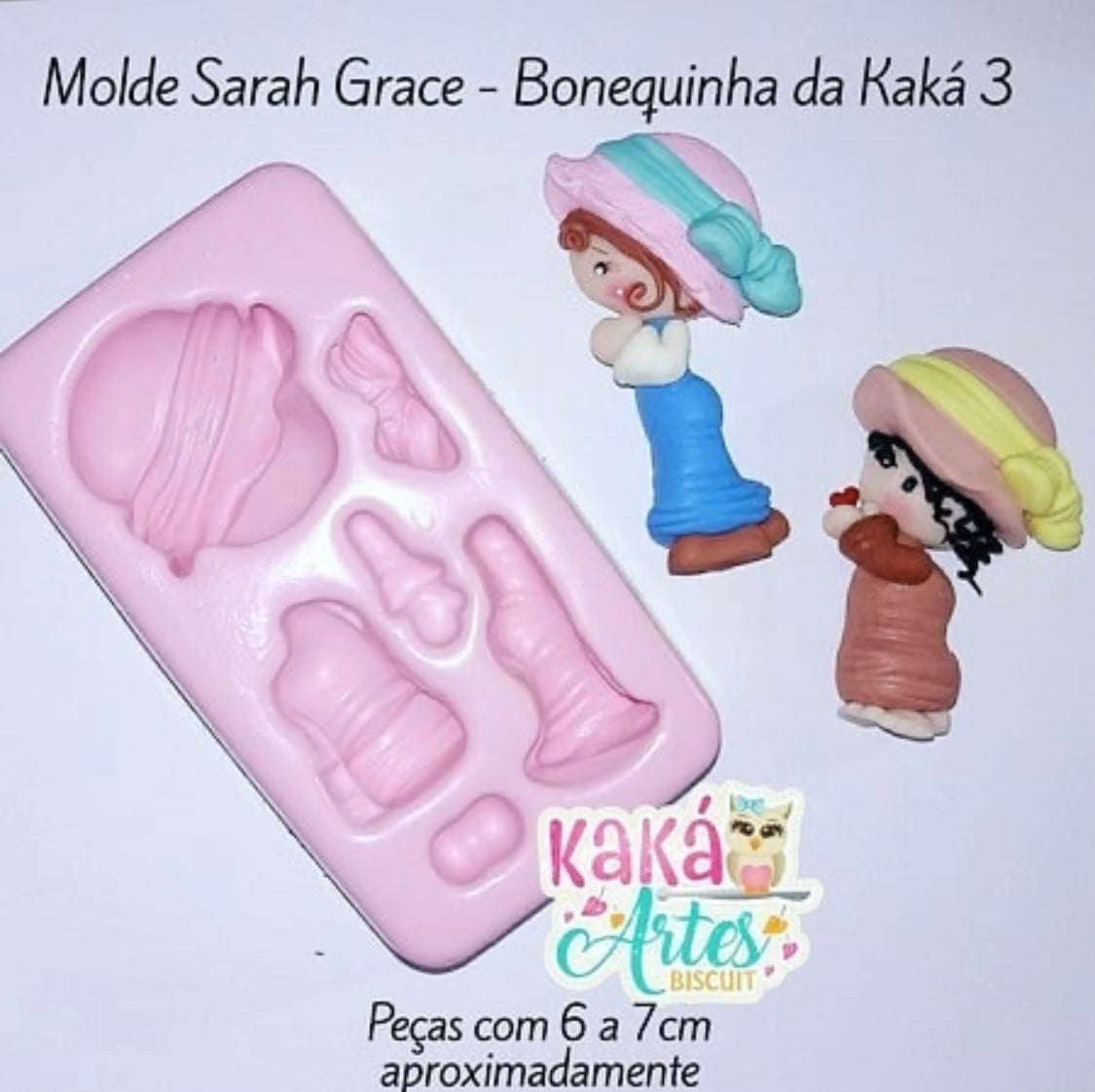 Moldes Sarah Grace dolls de Kaka Artes